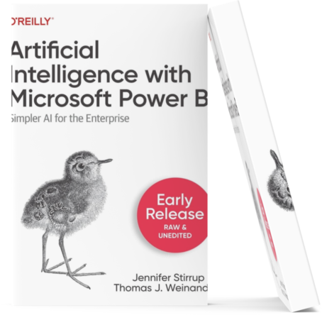 Artificial Intelligence with Microsoft Power BI Click to open expanded view Read sample Follow the author Thomas Weinandy Thomas WeinandyThomas Weinandy Follow Artificial Intelligence with Microsoft Power BI